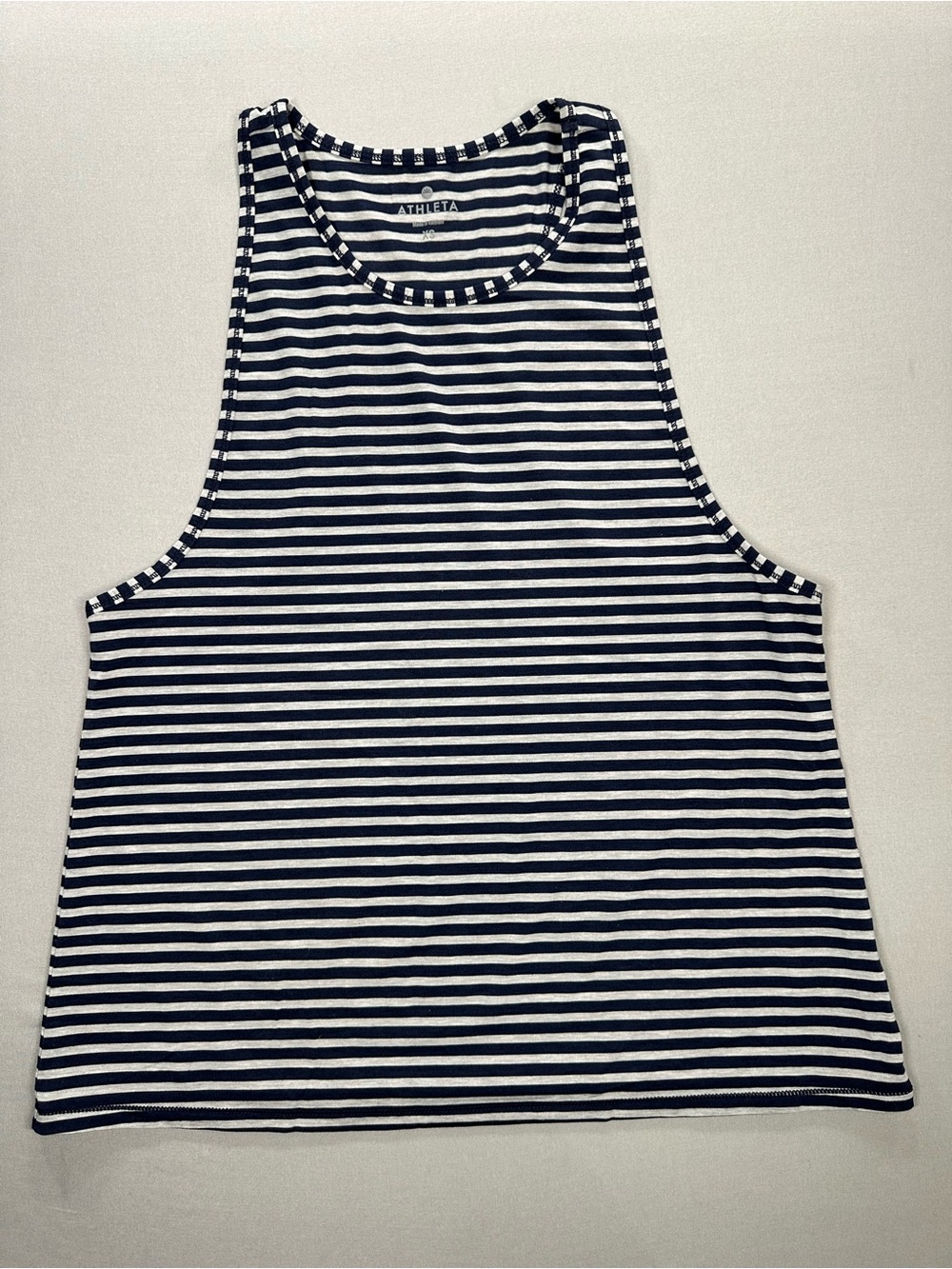 Athleta Essence Striped Racerback Tank Top, Lightweight - Womens XS